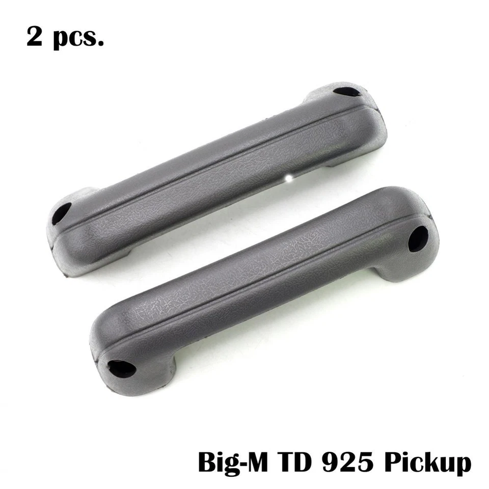 Pair Interior Gray Arm Rest Door Grab Handle For Nissan D21 Pickup 1987 - 1997 - Imagem 1 de 4