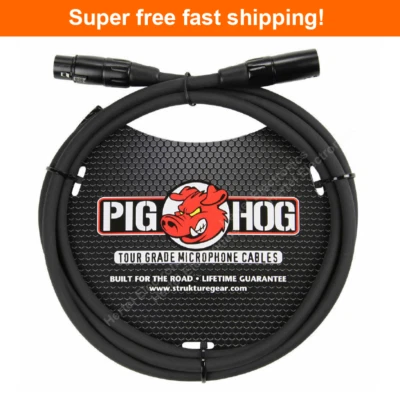 Pig Hog PHM6 High Performance 8MM XLR Mic Cable, 6FT LIFETIME WARRANTY! - Image 1 of 3