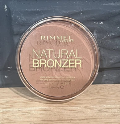 NEW Rimmel Natural Bronzer Waterproof Bronzing Powder 0.49 oz. #022 Sun Bronze - Image 1 of 3