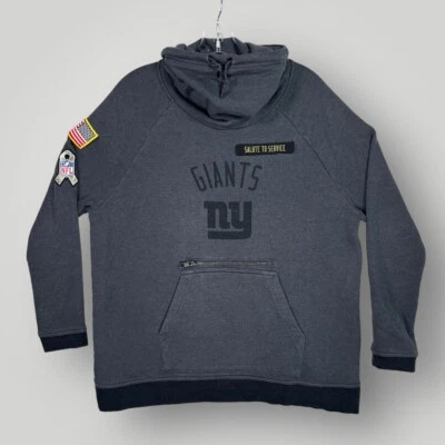 Nike NFL NY Giants Salute To Service Capucha Cuello Sudadera Para Mujer Suéter Grande Foto 1 de 4