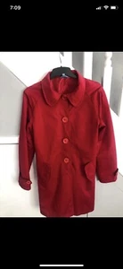 Red Mac Coat - Picture 1 of 6
