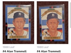 Alan Trammell Lot Of 16 Cards