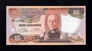 F.C. ANGOLA , 100 ESCUDOS 1972 , S/C- ( AUNC ) , P.101 . - Imagen 1 de 2