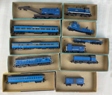 Lot of 11 HO Assorted Brands Texas Western Locomotive Freight Train Cars