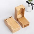 Bamboo Dice Storage Wooden Rolling Case Dice Rolling Tray for Mini Games RPG