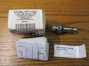 NEW NOS Cutler Hammer E57SAL12T111SD Proximity Switch Tubular Inductive 12mm - Picture 1 of 7