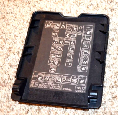 2008-2015 MITSUBISHI LANCER FUSE PANEL COVER TRIM LID OEM - Image 1 of 4