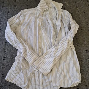 Van Heusen Men's Long Sleeve Shirt 15 1/2 (For Cufflnks) - Picture 1 of 8