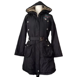 Betty Boop Black Winter Jacket Best Fit Size Extra Small - Picture 1 of 8