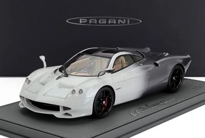 MODELLINO AUTO STATICO BBR PAGANI HUAYRA CODALUNGA 2022 BIANCO CON VETRINA 1/18 - Immagine 1 di 4