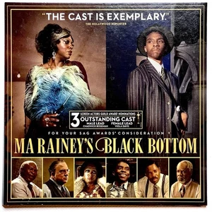 Ma Rainey's Black Bottom 2020 DVD Screener FYC Chadwick Boseman Viola Davis - Picture 1 of 3