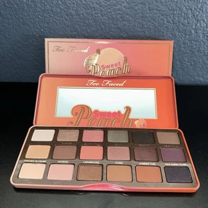 Too Faced SWEET PEACH Eyeshadow Palette 18 Shades Discontinued Rare New In Box - Picture 1 of 6