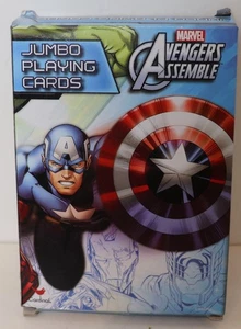 Marvel Avengers Assemble Jumbo Playing Cards  NEW  captain America  on cover - Picture 1 of 2