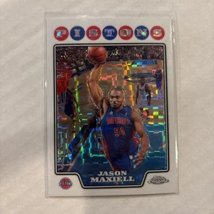 JASON MAXIELL 2008-09 TOPPS CHROME XFRACTOR /288 #18 PISTONS - Picture 1 of 2