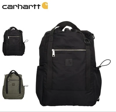 Mochila Carhartt Otley Negra Repelente al Agua Edición Limitada Hombres Modelo Raro VHT Foto 1 de 4