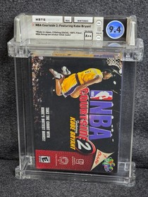 N64 Kobe Bryant NBA COURTSIDE 2 New Wata 9.4 A++ Factory Sealed Game PSA VGA CGC