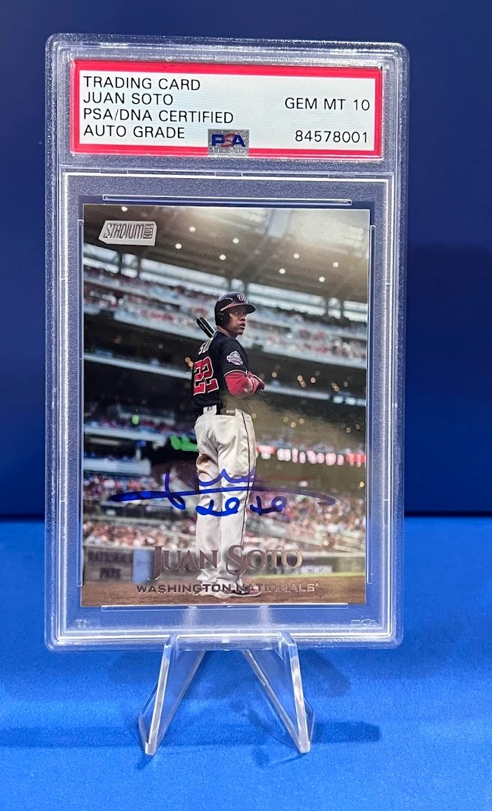 その他 Juan Soto auto psa10 topps Juan Soto 2021 Topps In The Running Autograph Card #JSH-10 PSA/DNA