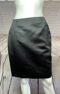 Christian Lacroix Size Euro 40 Black Silky Pencil Skirt LKNW - Picture 1 of 8