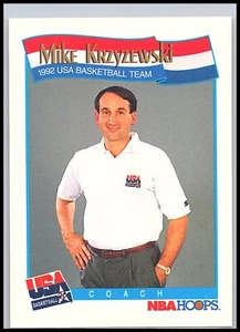 1991 Hoops #588 Mike Krzyzewski - Foto 1 di 2