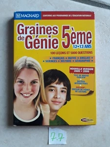 CD graines de génie 5eme 12-13 ans / en bon état - Photo 1/3