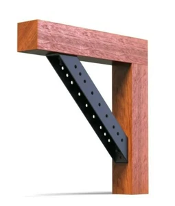 Connettore per travi per carichi pesanti 4 mm, connettore angolare connettore per legno - Foto 1 di 6
