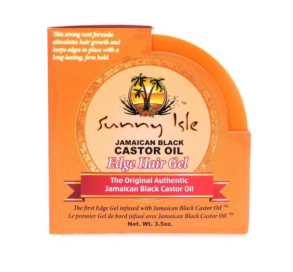 ORS 2 x Sunny Isle Jamaican Black Castor Oil Edge Haargel 3,5 Oz.