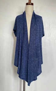 COPPER KEY GIRLS CARDIGAN, BLUE HEATHER, LARGE - Picture 1 of 4