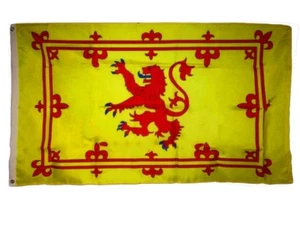 3x5 Scotland Lion Country Scottish 200D Nylon Flag 3'x5' Brass Grommets - Picture 1 of 1