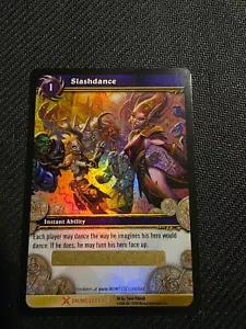 World of Warcraft TCG Slashdance Drums of War Loot Card UNSCRATCHED 1/3 - Picture 1 of 3