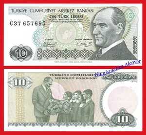 TURQUIA TURKEY 10 Liras lira turcas 1970 1979 Pick 192 SC / UNC - Imagen 1 de 1