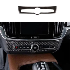 For Volvo S90 2017-2022 Real Carbon Fiber Volume Switch Button Panel Cover Trim - Bild 1 von 6