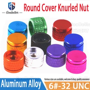 UNC 6#-32 High Aluminum Alloy Knurled Thumb Nuts Hand Grip Knob Nut Blind Hole - Picture 1 of 5