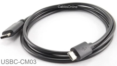 3ft USB-3.1 Type-C Male to USB-2.0 Micro-B 5-Pin Male Cable, USBC-CM03 - Image 1 of 4