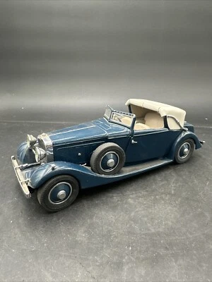 1:24 FRANKLIN MINT 1934 HISPANO-SUIZA KILLNER J12 BLUE - Image 1 of 4