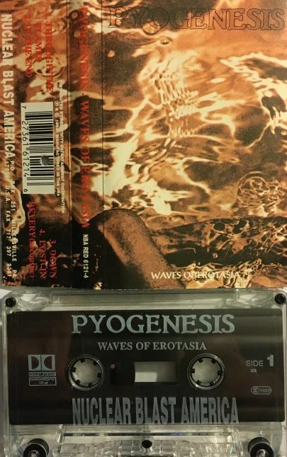 Waves of Erotasia by Pyogenesis (Cassette, EP, 1994 NBA, US, NBA-RED 6121-4) - Image 1 of 1