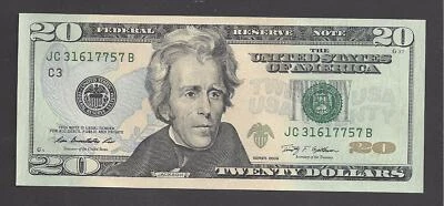 $20 FEDERAL RESERVE NOTES 2009 PHILADELPHIA (JC31617757B), UNC  - Image 1 of 2