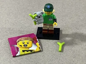 LEGO Minifigura Serie 24 Zookeeper Rescue Worker & Koala #8 - Imagen 1 de 3
