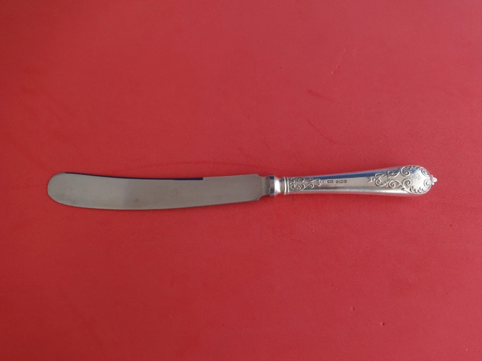 Cuchillo de cena William & Mary de Mappin & Webb de plata de ley de 10" Foto 1 de 1