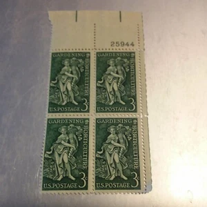 SCOTT STAMP #1100, 3 CENT GARDENING & HORTICULTURE, BLOCK OF 4, MNH,OG - Picture 1 of 2