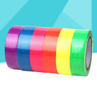  6 Rolls Stage Blacklight Reactive Craft Making Adhesive Tape