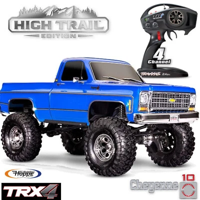 TRAXXAS TRX92056-4BLU TRX-4 Chevy K10 High-Trail Blu RTR 1/10 4WD - Immagine 1 di 4