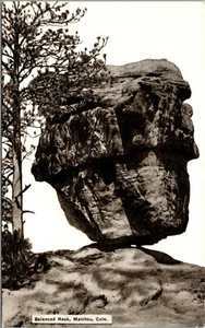 Postal publicitaria de colección Balanced Rock Manitou Colorado muestra CO - Imagen 1 de 2