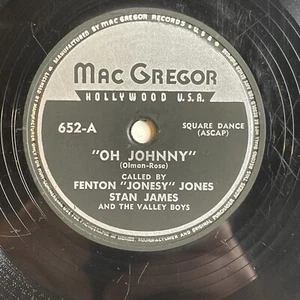 10" 78 RPM-Fenton Jonesy Jones/Stan James-Oh Johnny/Hot Time/Mac Gregor 652 - Picture 1 of 4
