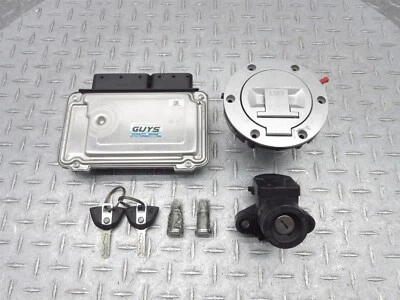 BMW R1200 R1200RT 2016 14-18 Juego de bloqueo Módulo de control ECU Interruptor de encendido Lote de llaves Foto 1 de 4