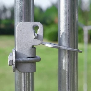 1-3/8" Kennel Gate Latch Butterfly latches, Chain Link Fence Gate Latch Lock NEW - Picture 1 of 6