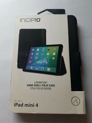 Incipio Lexington Hard Shell Folio Case for Apple iPad Mini 4 - Black - Image 1 of 3