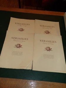 4 Radierungen Versailles "Maison de la reine" signiert Chabridon - Bild 1 von 9