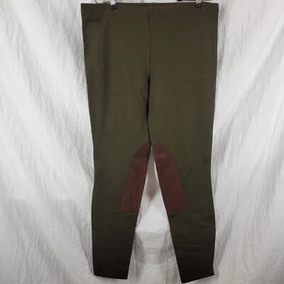 Женские конные леггинсы Polo Ralph Lauren без застежек из искусственной замши с нашивкой размер большой - Изображение 1 из 4
