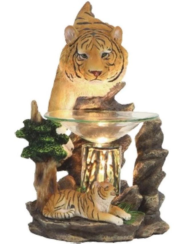 Orange Tigers Aroma Quemador Cera Tarta Aceite Perfumado Vela Calentador Eléctrico Poliresina Foto 1 de 1