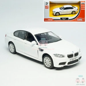 1:36 BMW M5 Modelo Coche Aleación Diecast Vehículo de Juguete Colección Niños Regalo Blanco - Imagen 1 de 12